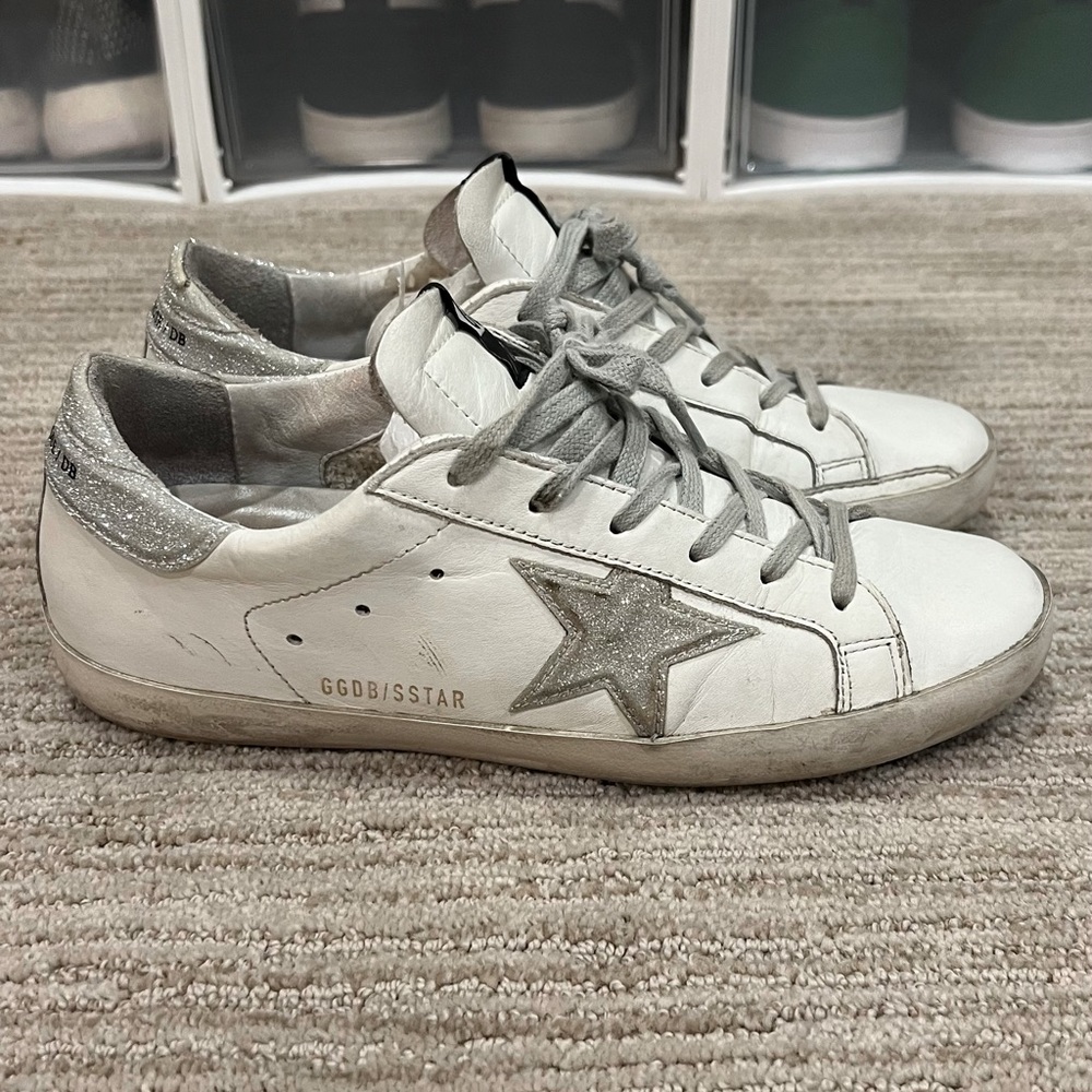 GOLDEN GOOSE Super-Star leather sneakers size 38